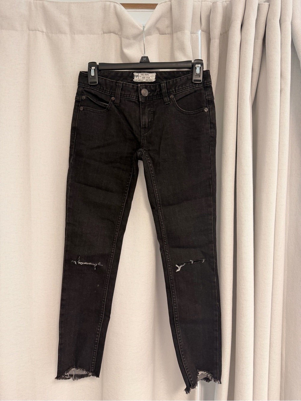 Vintage Free People Distressed Skinny Jeans